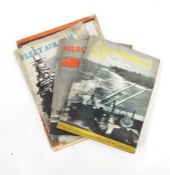 Two boxes of assorted  WWII booklets, pamphlets, ephemera to include late Air Arm magazines etc