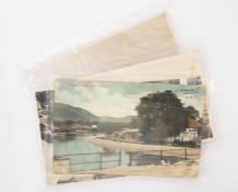 Topographical postcards to include Holland, Germany, Egypt, etc