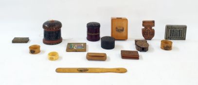 A quantity of wooden boxes, to include commemorative examples named for horse guards, St. Mary's