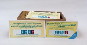 Mint decimal GB stamps and booklets including eight Readers Digest strips on cards, face value £80