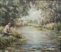 Barrington Browne  Oil on board  