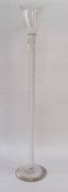 Tall airtwist glass, 44cm high approx  Condition Report no visible defects