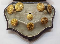 Set of late Victorian 15ct gold 