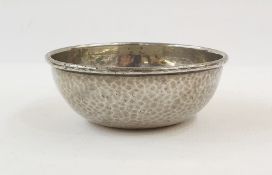Tudric Liberty & Co pewter hammered bowl, no.0858, 11cm diameter