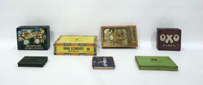 Large quantity of tins and decorative boxes (2 boxes)