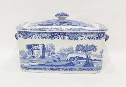 Large Spode Italian pattern tureen and cover, roun