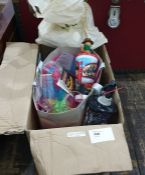 Assorted film memorabilia including Madagascar III, Alvin the Road Trip Monk, Star Wars and