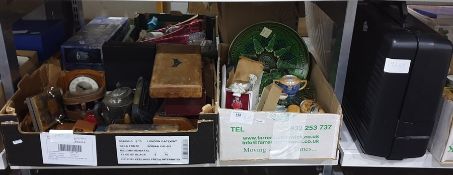 Quantity of collectables including flower presses,