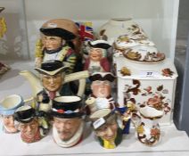 Royal Doulton pottery character jug 