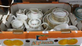 Part-dinner service by Paragon in the 'Belinda' pattern to include cups, saucers, teapot, plates and