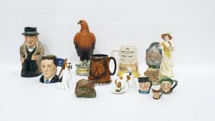 Royal Doulton pottery character jug 