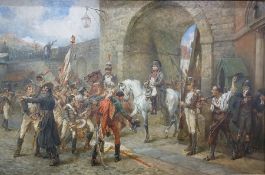 Robert Hillingford Oil on canvas 