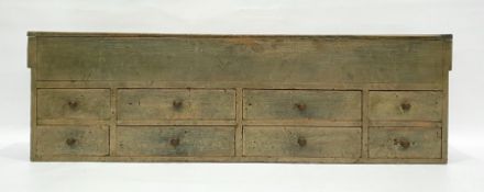 Pine chest with lift top above eight assorted drawers  Condition Reportassorted knocks and marks. '