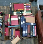 Large quantity of folio society including George Elliot, Elizabeth Gaskell 'The History of England',