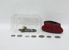 Assorted coins, to include six pence's etc