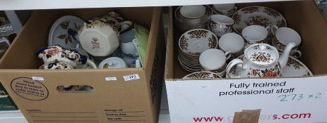 Part-dinner service by Colclough and other ceramics to include two Masons 'Mandalay' pattern jugs