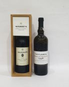 Bottle of Warre's Quinta da Cavadinha 1999 vintage port and a bottle of Taylors late bottled vintage