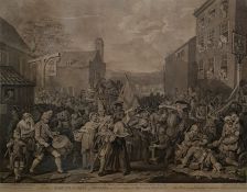 After William Hogarth Engraving, Dec 1750 