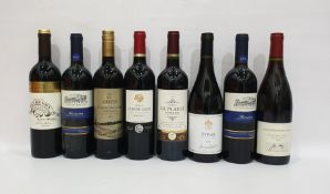 Eight bottles of mixed red wine to include Chateau Peyredon Lagravette 2009 and Chateau la Plaige