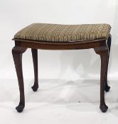 Mahogany framed piano stool