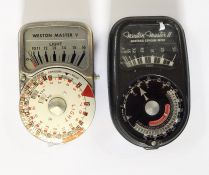 Western Master V light meter model S4615 and a Western Master II universal exposure meter (2)