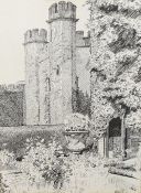 Large quantity of framed prints and a watercolour drawing indistinctly signed and dated '88