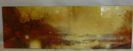 Steven Nederveen (Contemporary artist), 'Autumn Creek', mixed media on panel, signed and dated