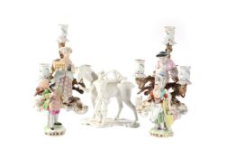 An assortment of German porcelain