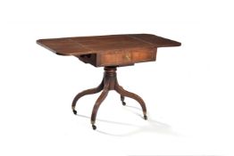 A late George III mahogany sofa table