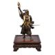 Gykko: A Japanese Parcel Gilt Bronze Figure of a Samurai - Image 1 of 9
