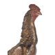 A Japanese Bronze Figure of a Cock - Image 4 of 4