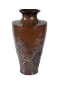 A Large Japanese Bronze Vase