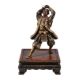 Gykko: A Japanese Parcel Gilt Bronze Figure of a Samurai - Image 2 of 9