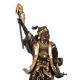 Gykko: A Japanese Parcel Gilt Bronze Figure of a Samurai - Image 3 of 9