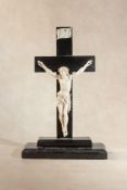 ϒ A Continental sculpted ivory Corpus Christi
