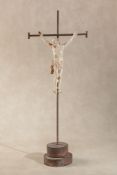 ϒ A Continental sculpted ivory Corpus Christi