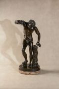 Isaak Duchemin, (French, fl. mid 19th century) and after the Antique, a patinated bronze model of th