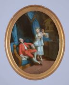 French School (18th century)Lovers' Tryst