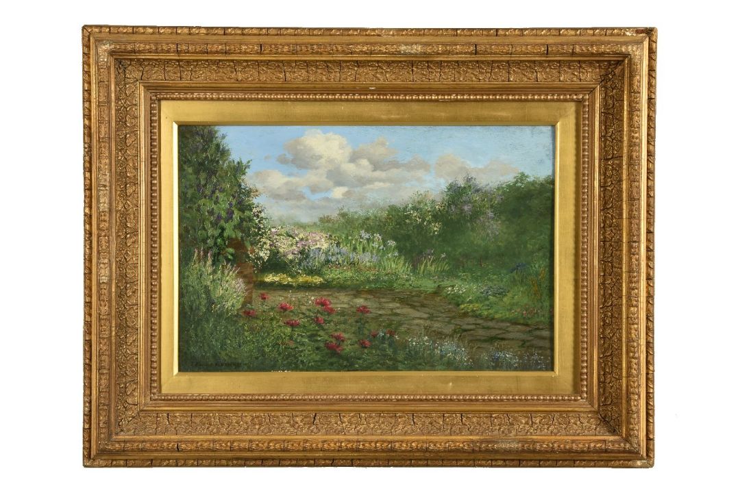 Edward M. Elliott (British fl.1920-1934)A Garden - Image 2 of 3