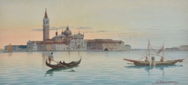 λ Eugenio Benvenuti (Italian 1881-1959)On the Grand Canal