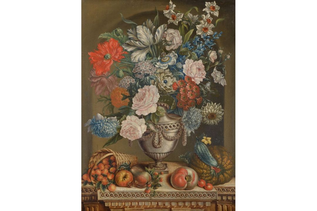 Manner of Jean-Baptiste Monnoyer Still life of flowers - Image 1 of 3