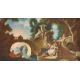 Circle of Jacques de Lajoue (French 1687-1761)Scene galante dans un parc - Image 1 of 4