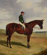 Alfred Wheeler (British 1852-1932)Ormande, with Jockey Up, 1887 and Merry Hampton, with Jockey Up, 1