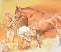 λ Lucy Elizabeth Kemp-Welch (British 1869-1958)The Blacksmith