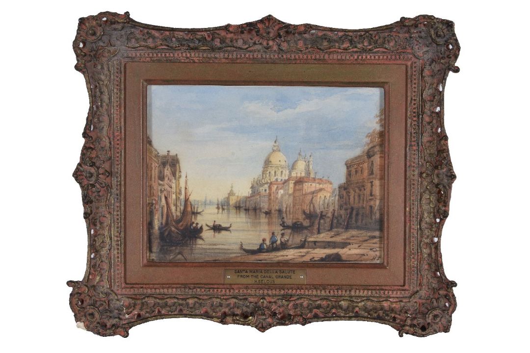 Henry Courtney Selous (British 1811-1890)Santa Maria Della Salute - Image 2 of 3