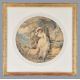 Francis Wheatley (British 1747-1801)A shepherdess with sheepWatercolour and pen - Image 2 of 2