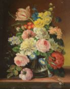 Dutch School (19th century)A pair of still lifes