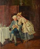 James Moulton Burfield (British 19th century)The secret; The letter, a pair