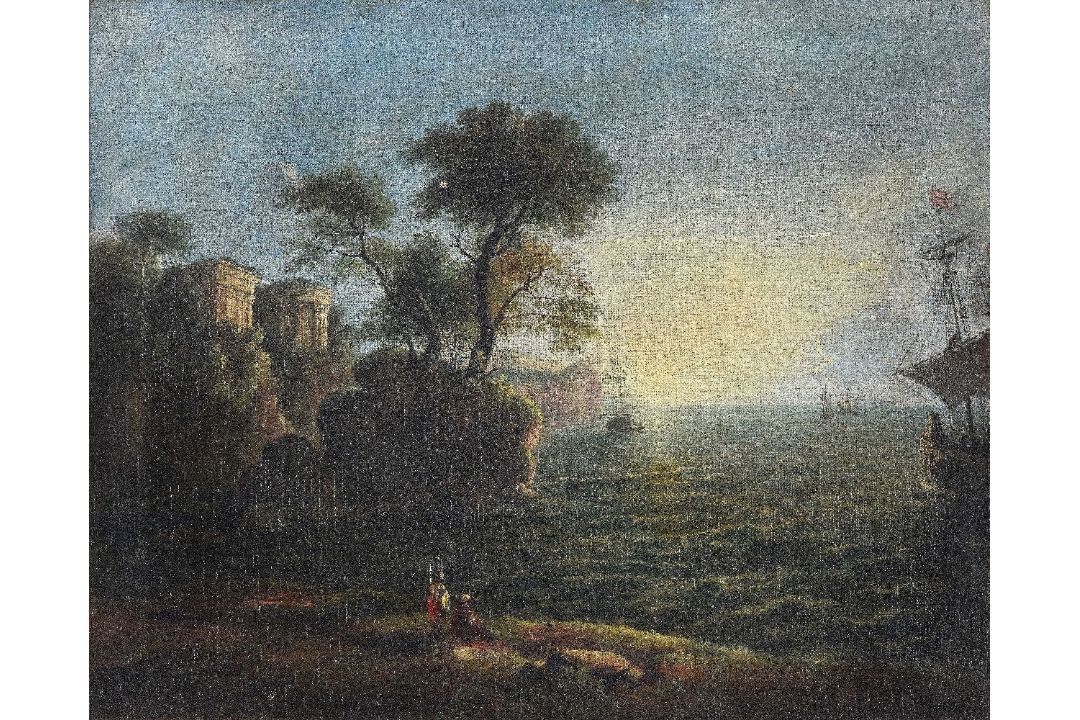 William Gill (British 19th century)Arcadian landscape - Image 1 of 3