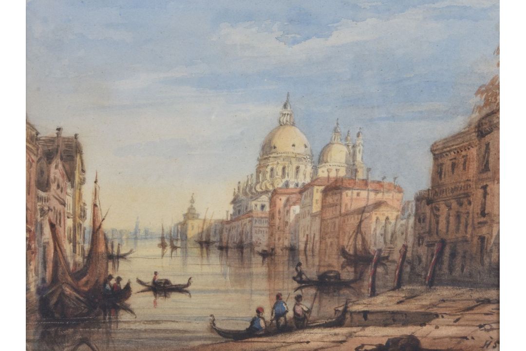 Henry Courtney Selous (British 1811-1890)Santa Maria Della Salute - Image 1 of 3